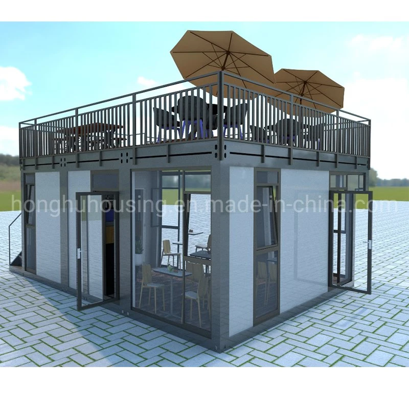 20FT Modular Prefab Shipping Container House for Living/ Accommodation/Office/Bar/Coffee/Shop/Kitchen