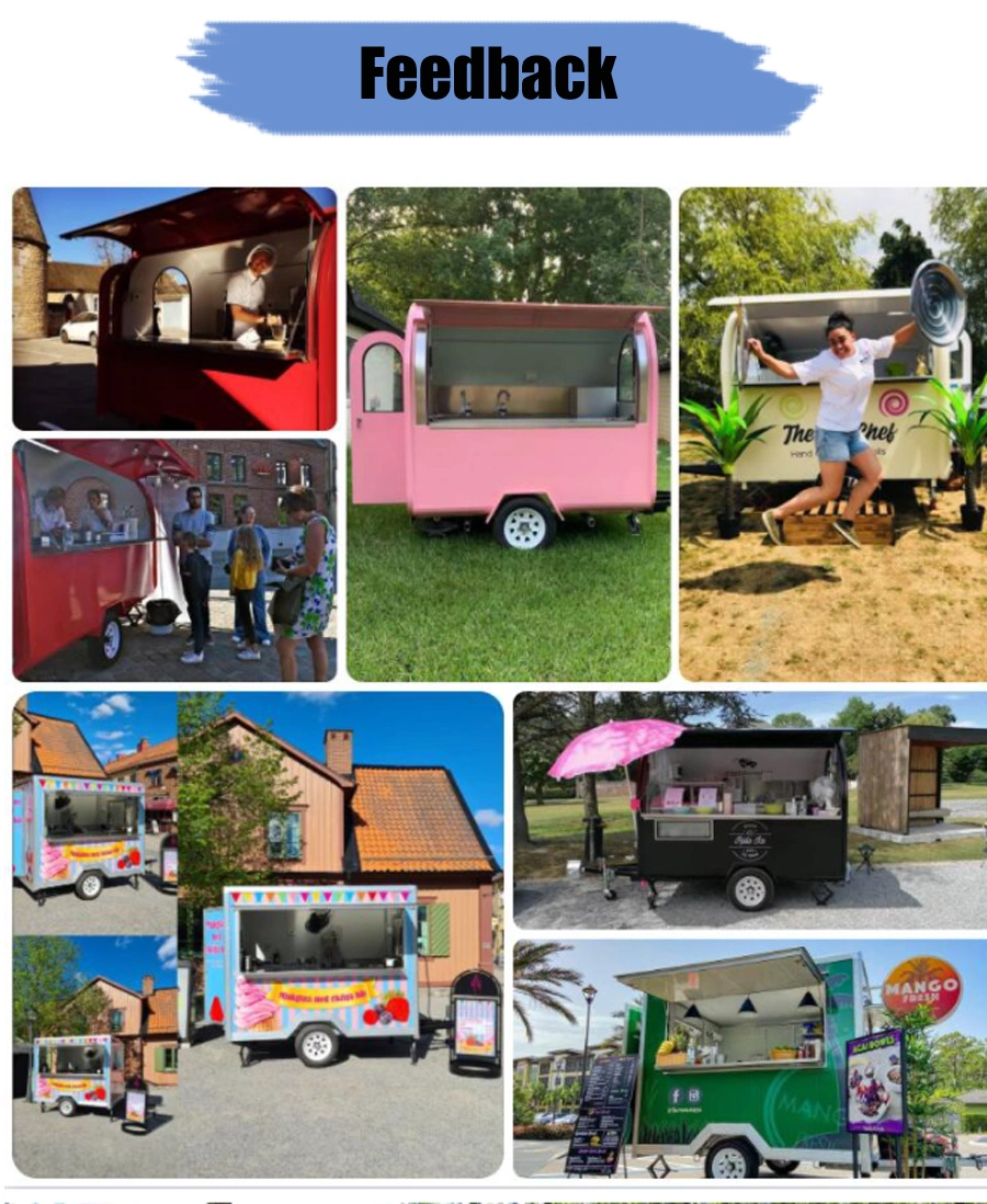 1.8 Meter Towable Food Cart Mobile Bar