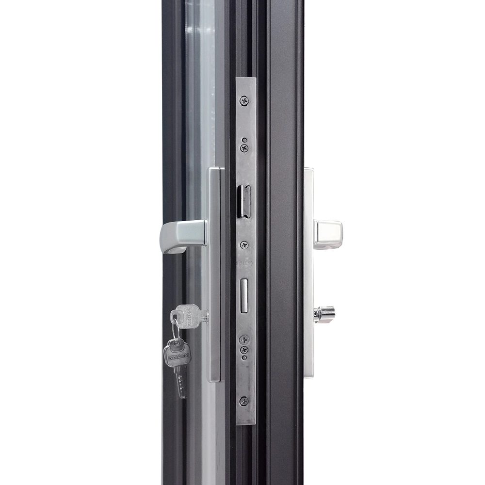 Hurricane Proof Customized Entry French Door Exterior Patio Aluminum Glass Casement Door