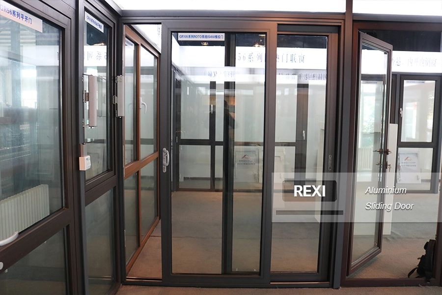 Aluminium Glass Sliding Windows Aluminum Frame Doors Lift French Double Glazed Tempered Laminated Folding Biflold