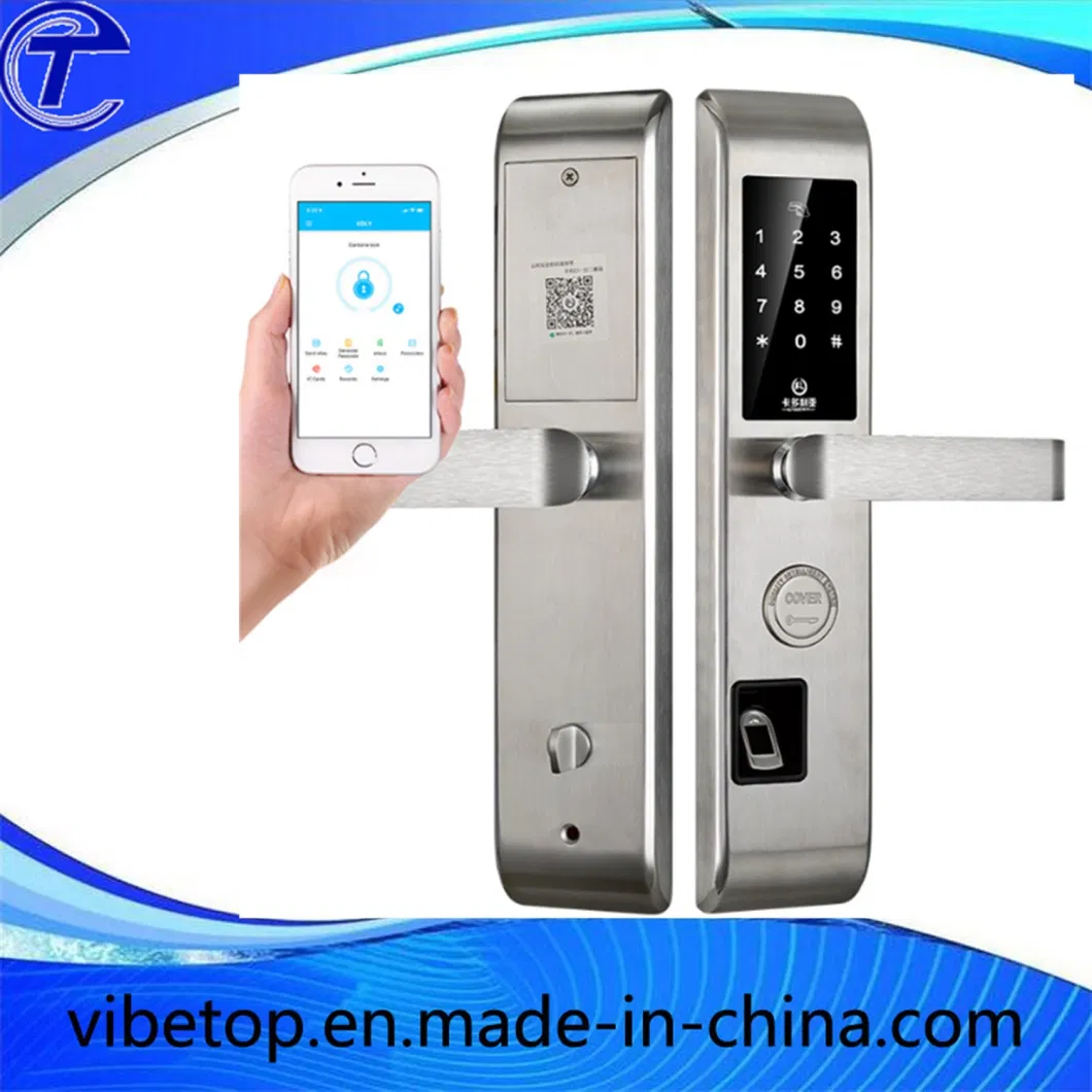 Intelligent Smart Door Lock Stainless Steel Fingerprint Digital Lock