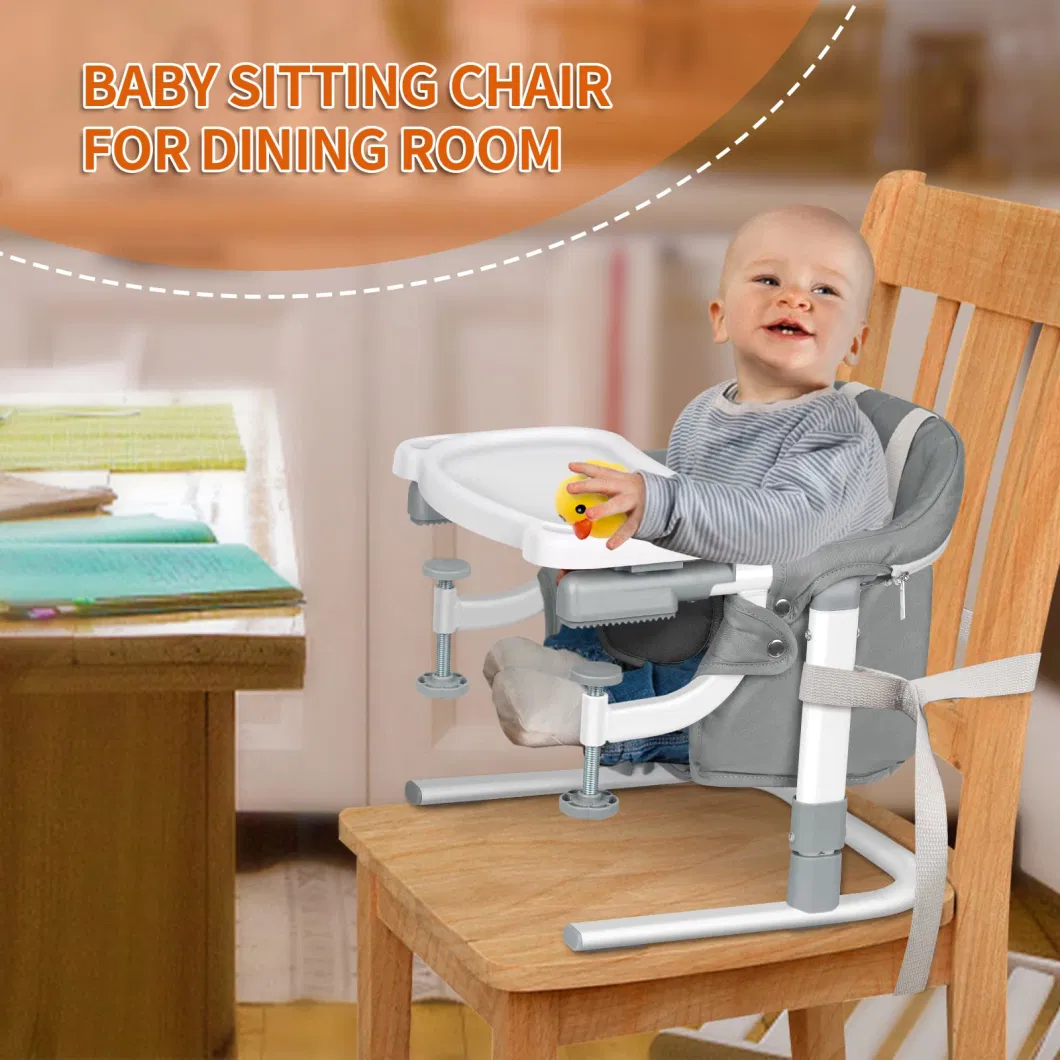 Stable and Secure 5-Point Child Safety Belt Baby Chair for Children Eating