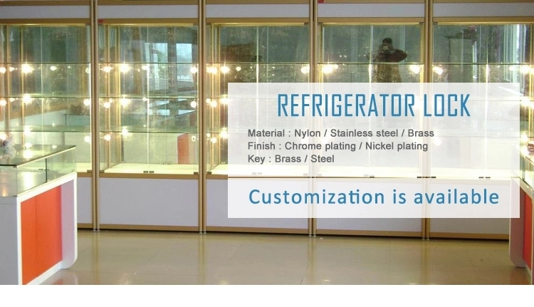 New Design Plastic Stainless Steel Freezer Refrigerator Fridge Door Lock
