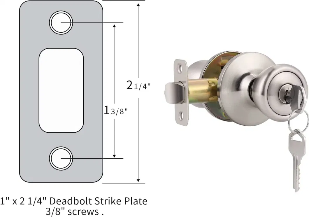 21 X 39 X 9mm Diagonal Drawer Lock Attack Board Cabinet Drawer Lock Plate