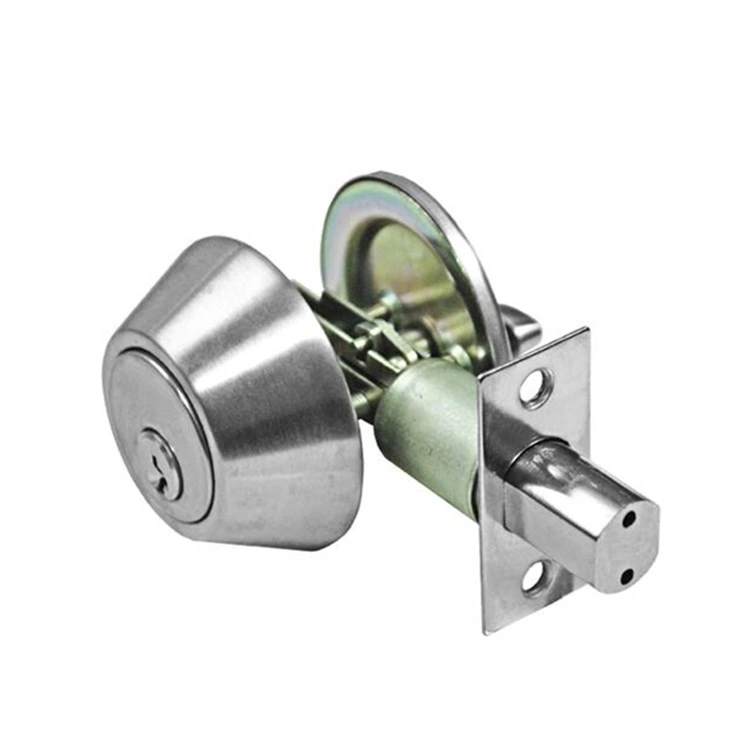 Door Security Hardware Zinc Alloy Single Round Deadbolt Lock