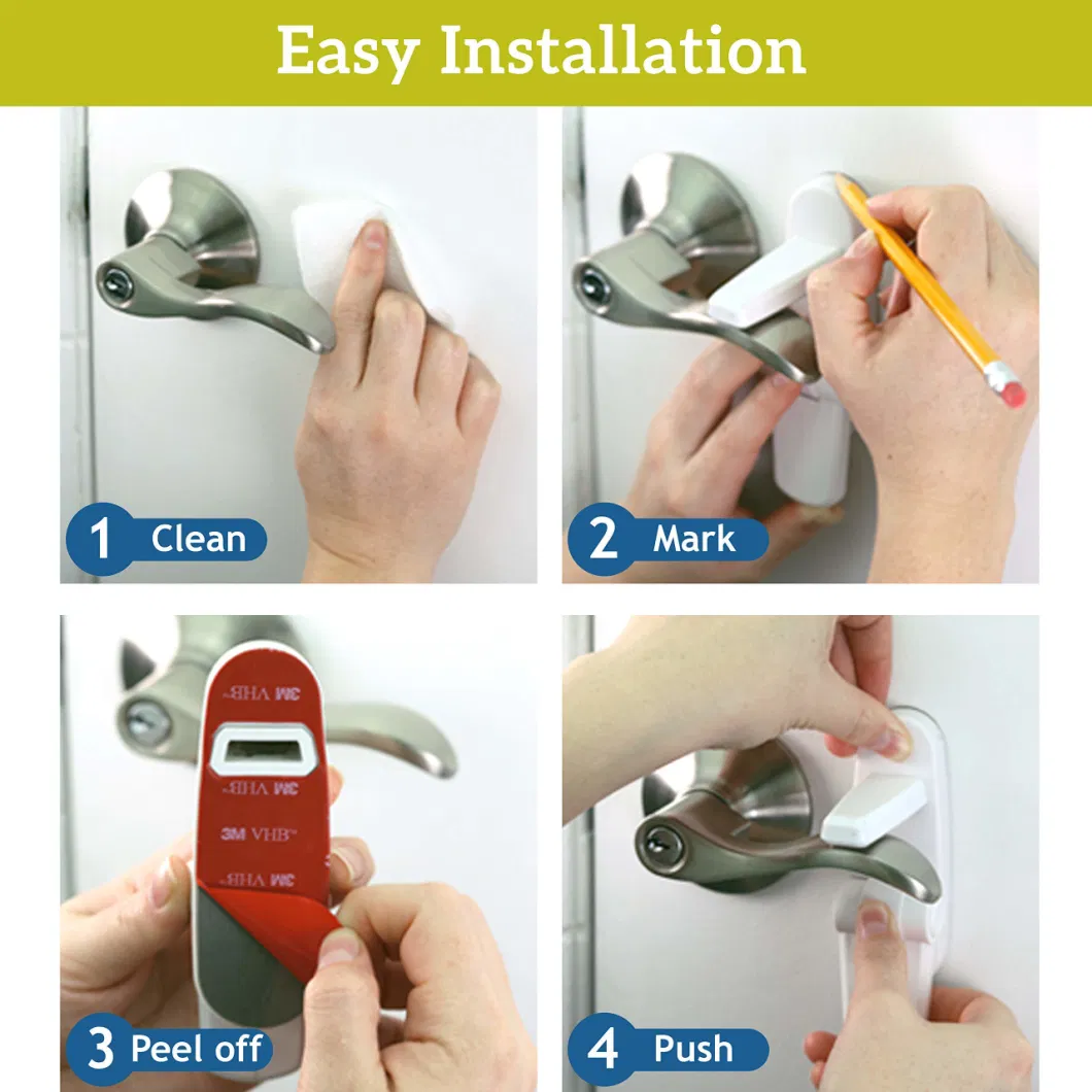 Durable Improved Childproof Door Lever Prevents Toddlers Doors Easy Installation Lock