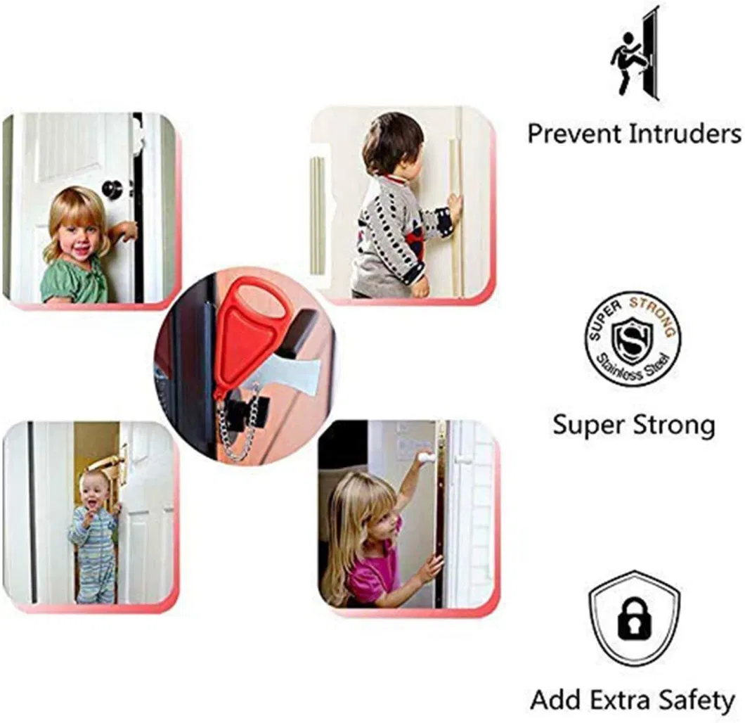 Portable Door Travel Lock for Security Home Apartment