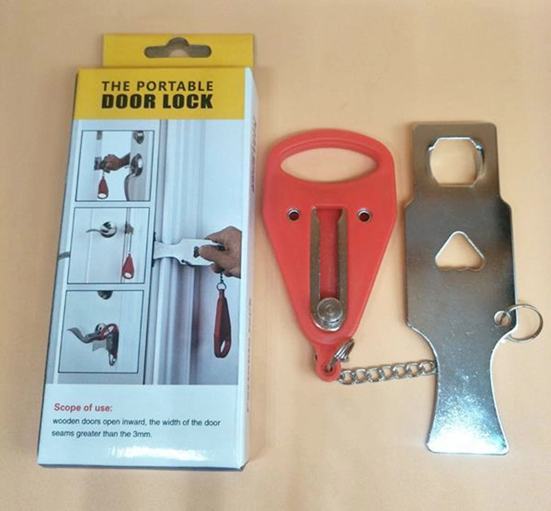 Portable Hotel Travel Security Padlock Safety Door Lock