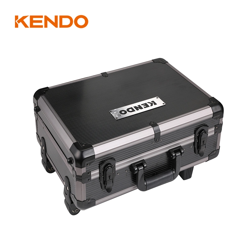 Kendo 161PC Aluminium Case Tool Set Portable Tool Box with Kendo Design Looking