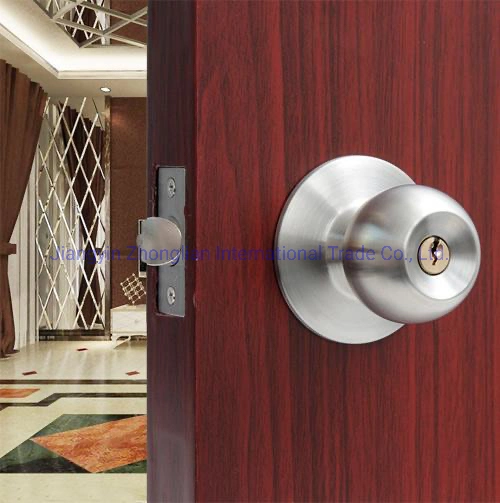 Modern Housing Keyless Door Lock Security Zinc Alloy Cylinder Door Lever Lockset with Handle