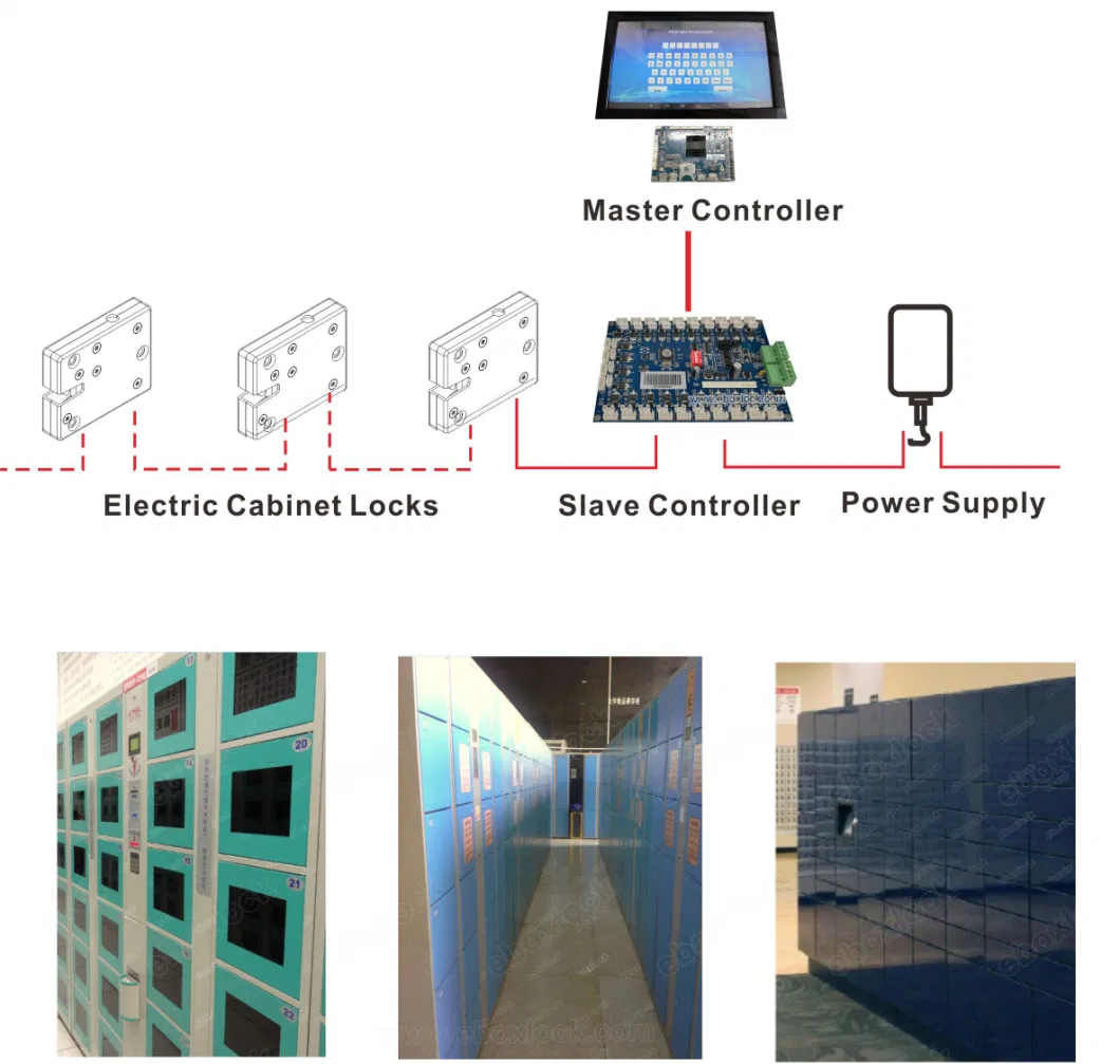 24VDC Electric Keyless Lock for Electronic Metal Lockers