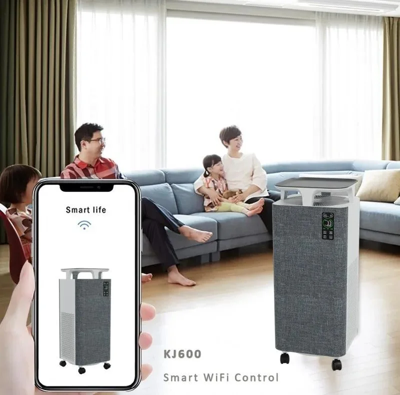 New Air Filter Odor Smoke Dust Purify Cadr400 HEPA Air Purifier with Small Table