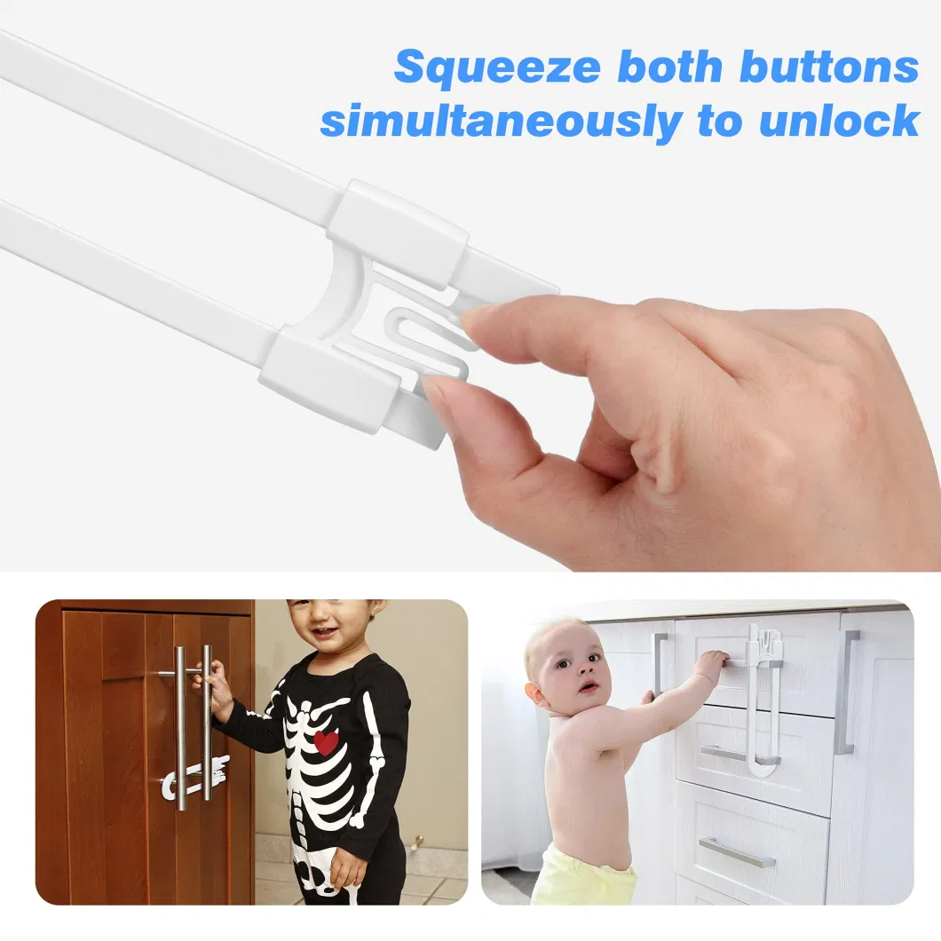 U Shape Baby Locks Adjustable Child Safety Locks Childproof Latches Lock