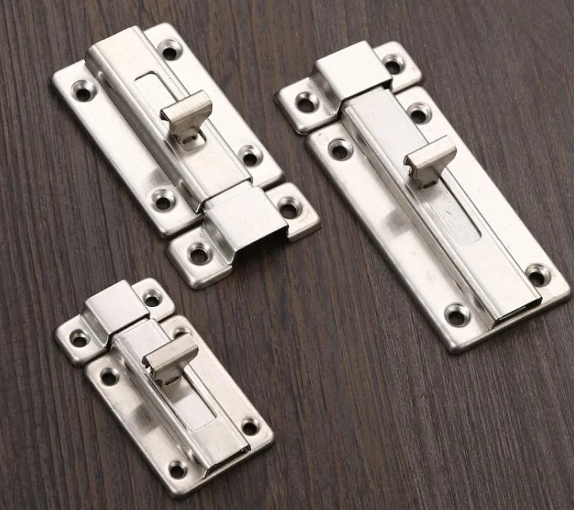304 Stainless Steel Lock Plate Safety Bolt Thickened Door Buckle Hasp