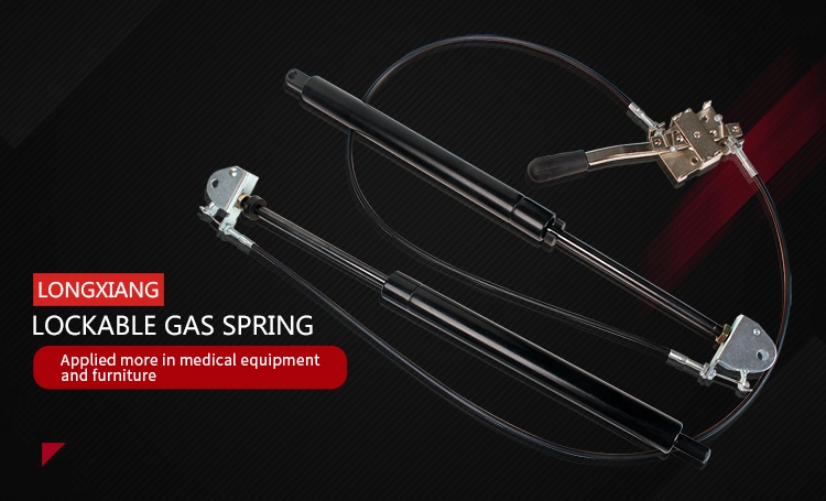RoHS Passed Silvery Lockable Gas Springs with Rigid for Medical Device