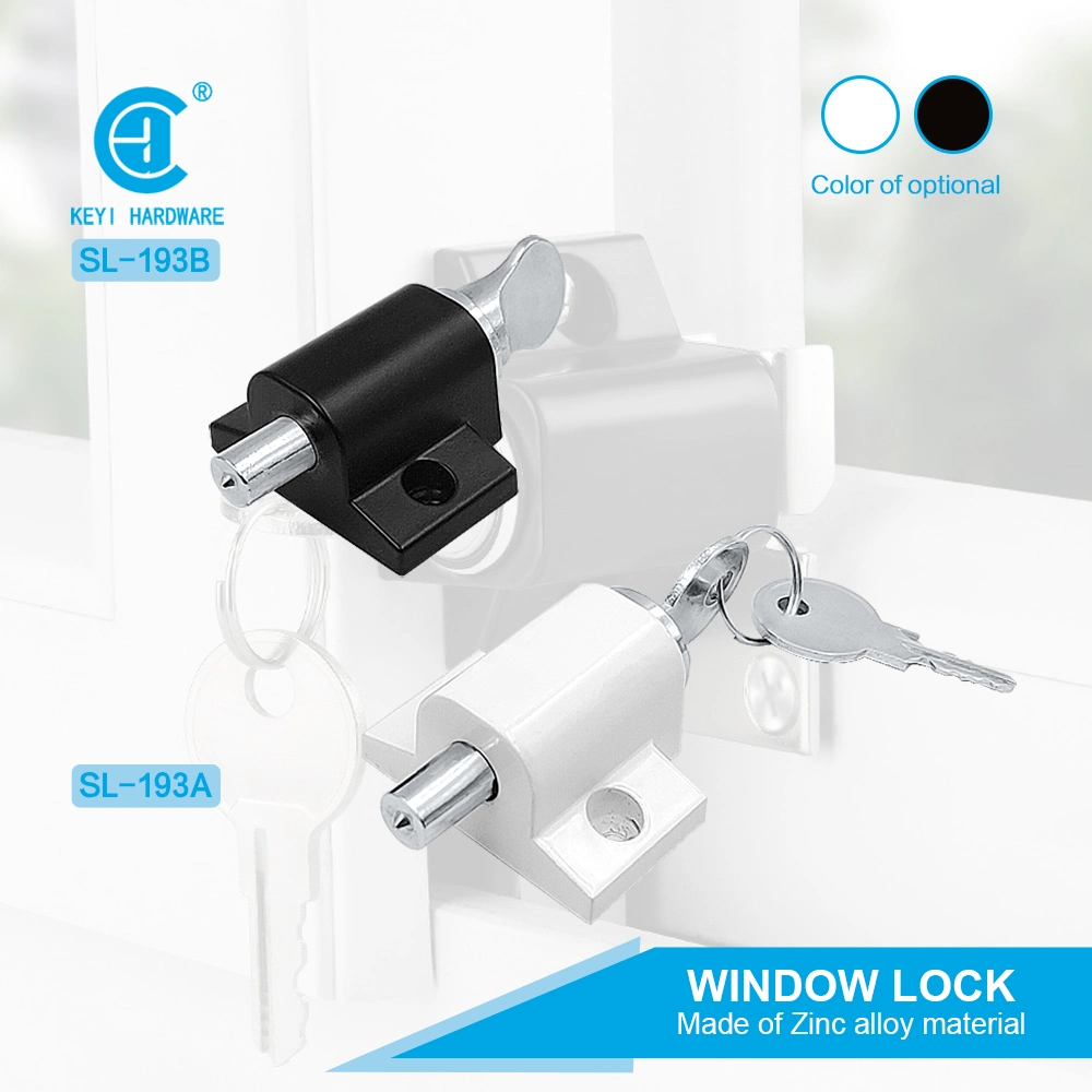 Keyi Metal SL-193 Window Lock Sliding Door and Window Door Lock Safety Lock Limiter Window Fixing Buckle