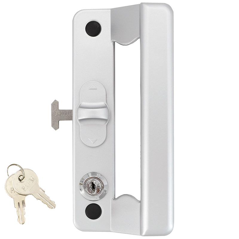 Aluminum Sliding Balcony Door Handle Lock with Keys for Balcony Door and Window