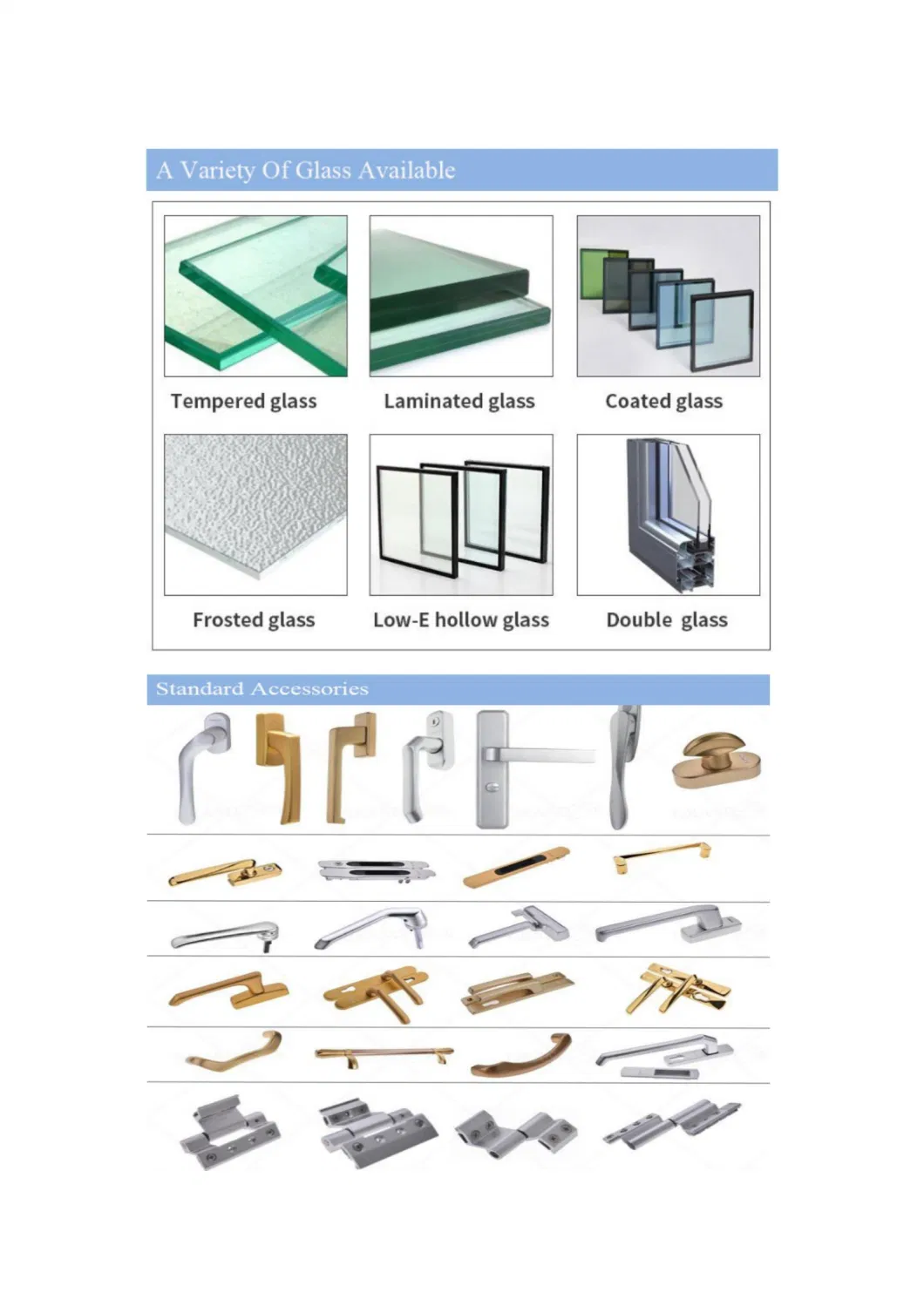 Prima PVC Casement Window Double Glazed UPVC Tempered Glass Plastic Sliding