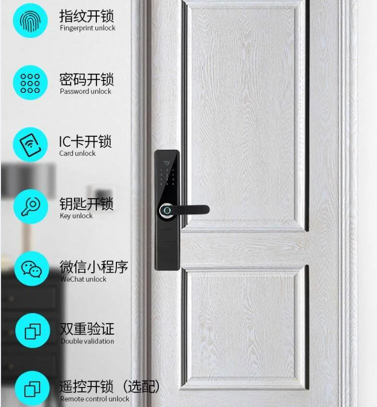 Home Fingerprint Code Security Door Lock