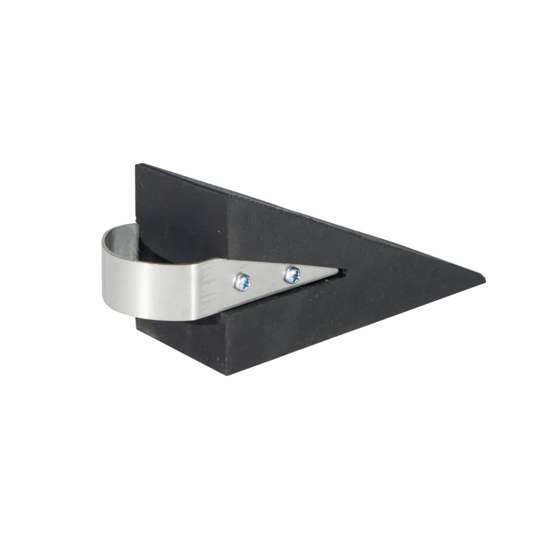 Heavy Duty Rubber Door Wedge, Door Stopper, Solid Stable Base, Easy to Move