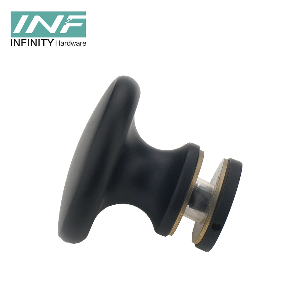 Factory Sale Modern Metal Stainless Steel Brass Zinc Aluminum Alloy Solid Shower Room Glass Sliding Different Shape Black Door Knob