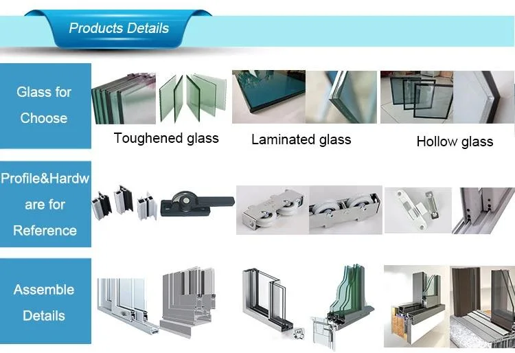 China Suppliers Aluminium Profile Glass Balcony Sliding Door with Best Price