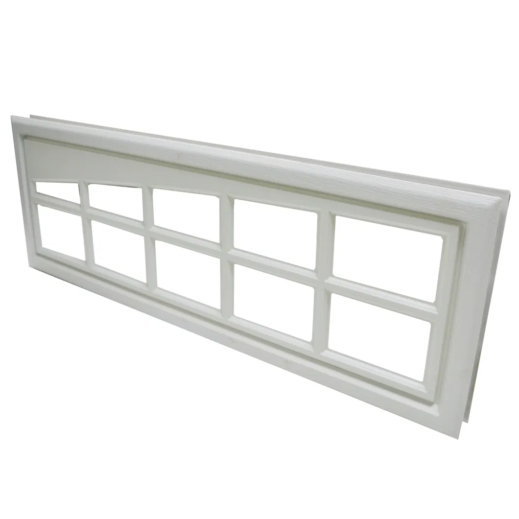 40mm Standard Window with Double Glass Sectional Garage Door Windows Inserts Plastic Garage Door Window