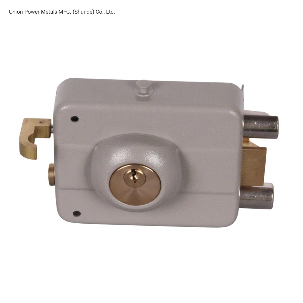 Night Latch Lock Rim Door Lock with Steel Round Bolt