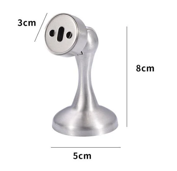 Zinc Alloy Wall Mounted Door Stopper Magnetic Floor Door Stop