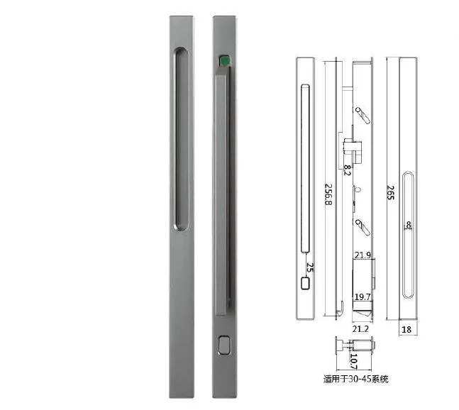 Safety Security Aluminum Window Hardware Accessories Window Sliding Lifting Lock