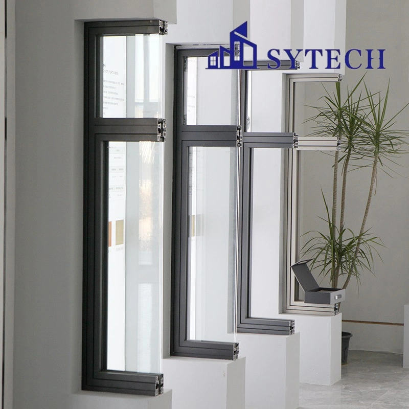 Wholesale French Metal Aluminium Tempered Glass Swing Balcony Entrance Window Door/New Design Aluminium Window/Wholesale Aluminium Window Door