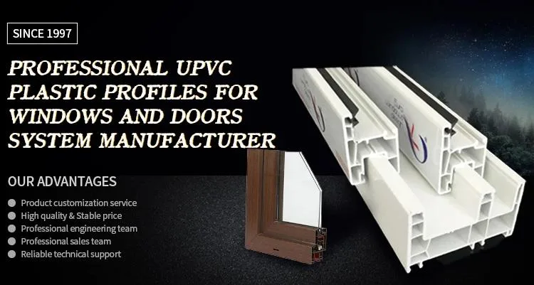 Lead Free UPVC Window Frames UPVC Window and Door Profile