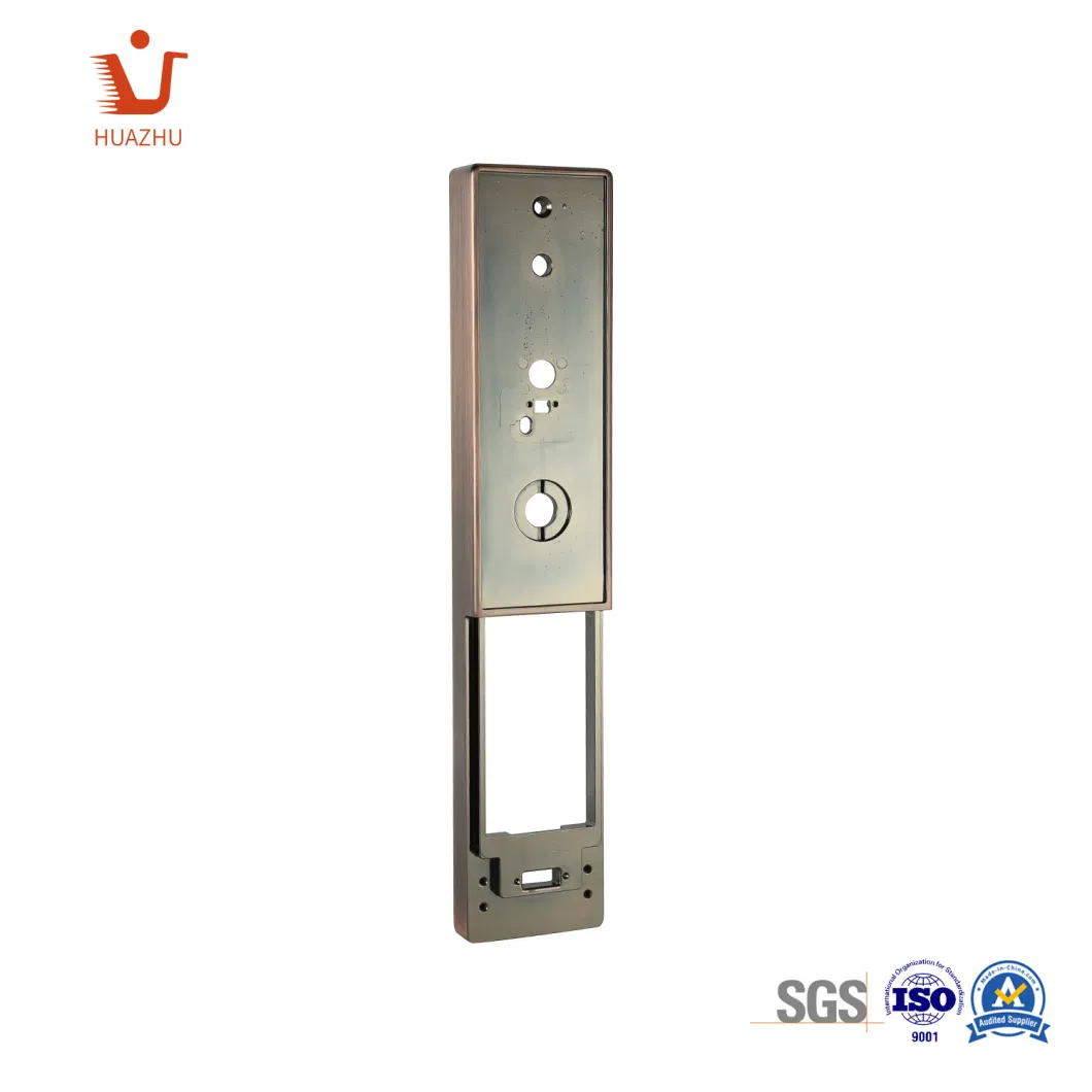 Customize Door Lock Plate Cover Zinc Alloy Die Casting Door Reinforcement Plate Stainless Steel Home Security Door Lock Plate