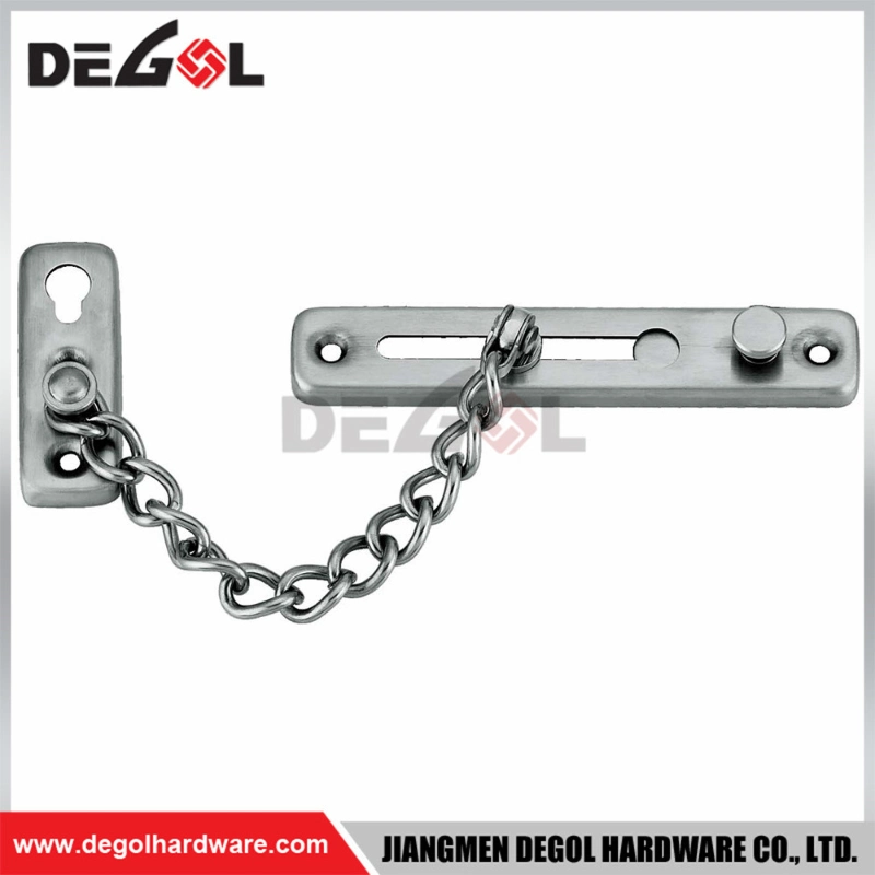 Factory Hardware Zinc Alloy Door Chain Chrome