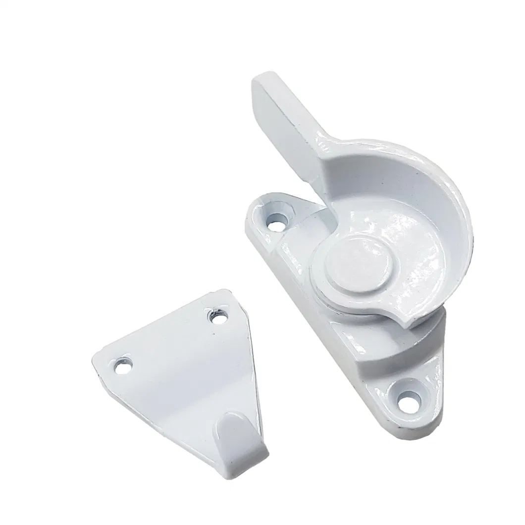 Easy Installation Crescent Sliding Window Sash Lock White Window Wedge