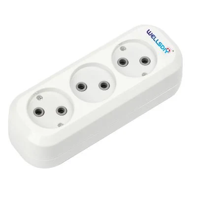 Wellsdiy Best-Selling 6 Slots Anti-Flame 5-Meter European Extension Sockets Without Children Protectors