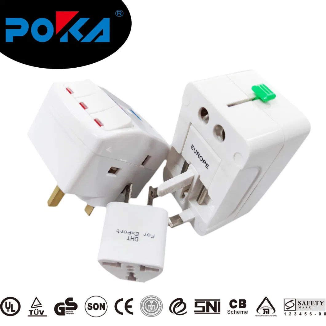 5A Fuse South Africa Plug Multi Adapter with/Without Light