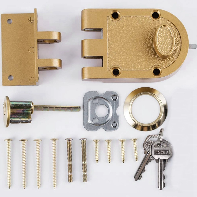 Heavy Duty Deadbolt Rim Lock Security Door Lock