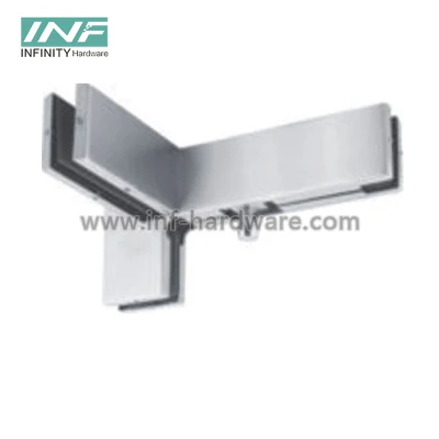  Ducha de aleación de zinc de seguridad/cuerpo de fundición de aluminio puerta de cristal, parche colocación de accesorios de baño