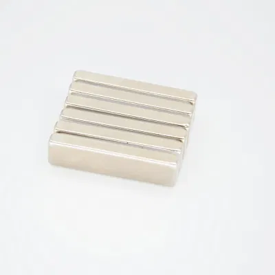 NdFeB Magnetic material Fabricante Personalizar Tamaño bloque magnético fuerte rectangular Imán de neodimio permanente para limpiacristales
