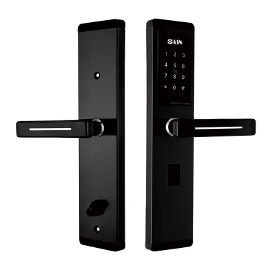 Huella digital Biométrica Panel esmerilado Digital Smart Door Lock