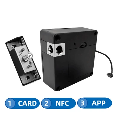 Smart Electronic RFID Puerta oculta DIY RFID APLICACIÓN Bluetooth madera Armario Cajón Armario Cajón cierre de armario