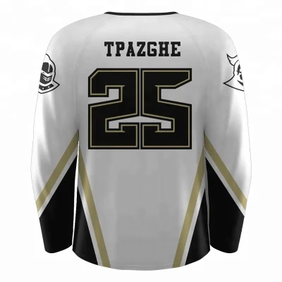 Custom sublima el portero de Hockey sobre Hielo China Jersey camisetas de la sublimación de diseño personalizado