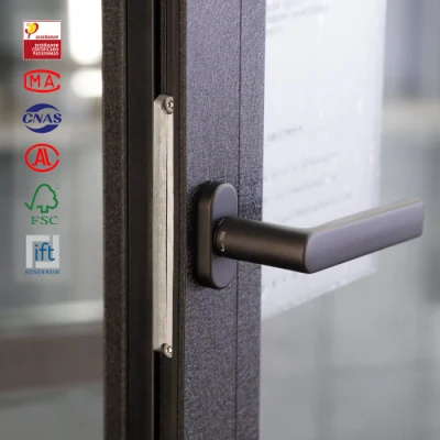 CH80- Seguridad personalizada Puerta metálica de aluminio de la casa Low-E/ Fibra de vidrio/ Inclinar y girar/ Ventanas de aluminio Storm