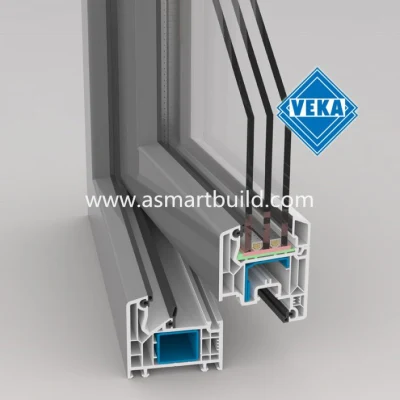 La serie 70 MD Veka Casement puertas y ventanas con mejor calidad de fábrica china