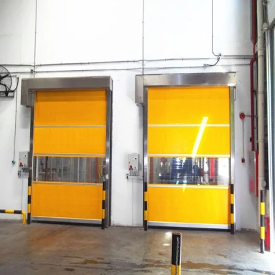 Puertas rápidas de persianas enrollantes de PVC