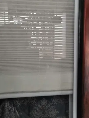 Ventana inalámbrico venecianas de aluminio Mini persianas cortinas (Ventana)