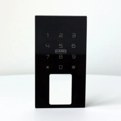 Dispositivo de detección de Facical 1.1mm ultra delgado protector de pantalla de cristal de pantalla táctil de la puerta para CCTV