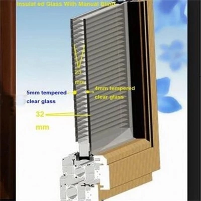 Manual y eléctrica Interior Persianas de aluminio Mini persianas para la ventana y puerta.