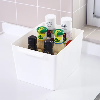 Caja de almacenamiento apilable ABS para frutas aperitivos bebidas comida SUNdry Botellas Armario Caja de cajones de despensa depósito de plástico portátil para Inicio